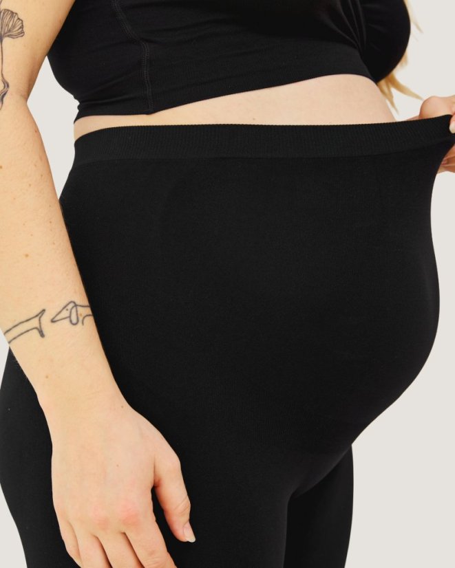 CARRIWELL Těhotenské podpůrné šortky ČERNÉ - Velikost: XL