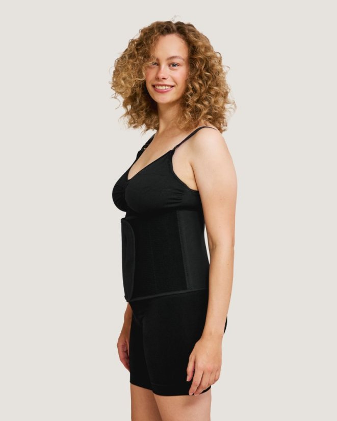 CARRIWELL Pás po porodu stahovací Belly Binder - ČERNÝ