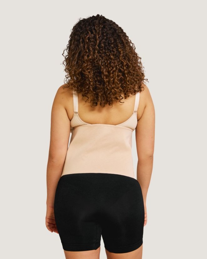 CARRIWELL Pás po pôrode sťahovací Belly Binder - BÉŽOVÝ - Velikost: S/M