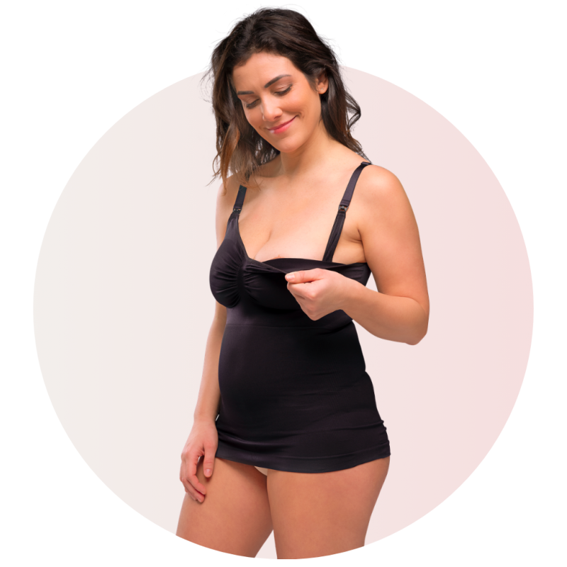 Kojicí top s tvarujícím efektem - Velikost - XL